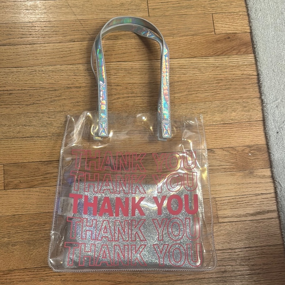 Transparent Thank You Tote Bag